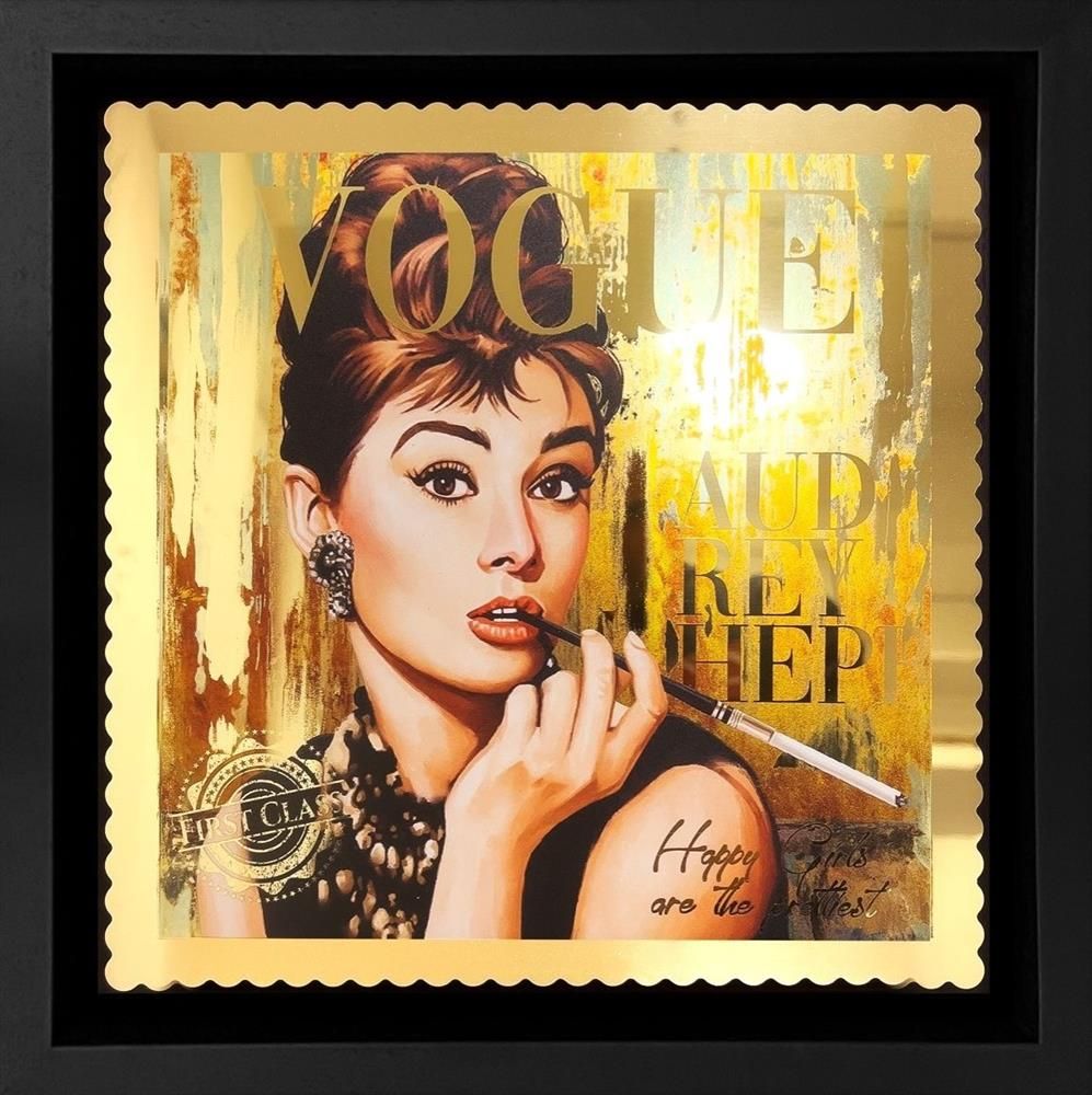 Sannib - 'Golden Hepburn - Golden Stamp Miniature' -  Limited Edition