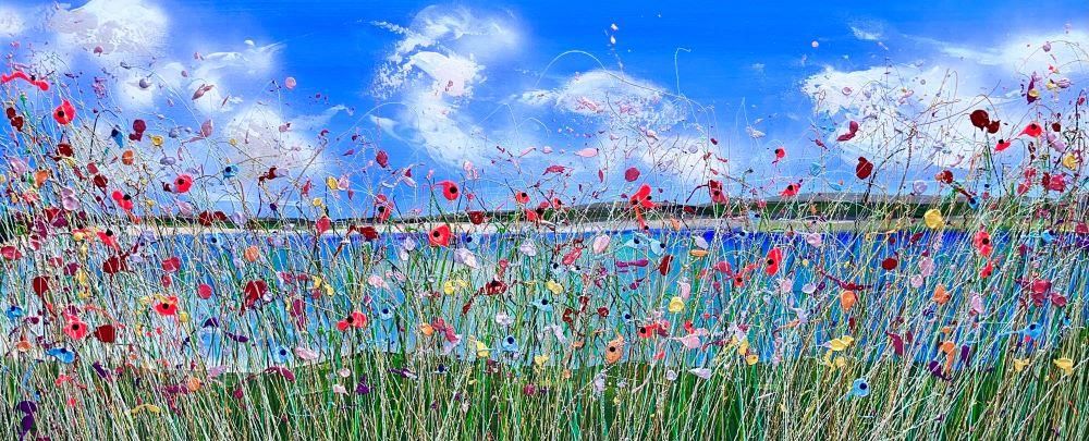 Lisa Pang - 'Summer Days' - Framed Original Artwork