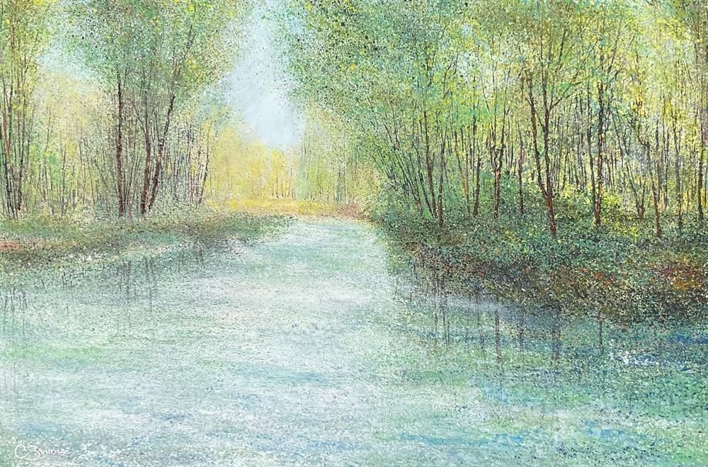 Chris Bourne - 'Spring River' - Framed Original Art