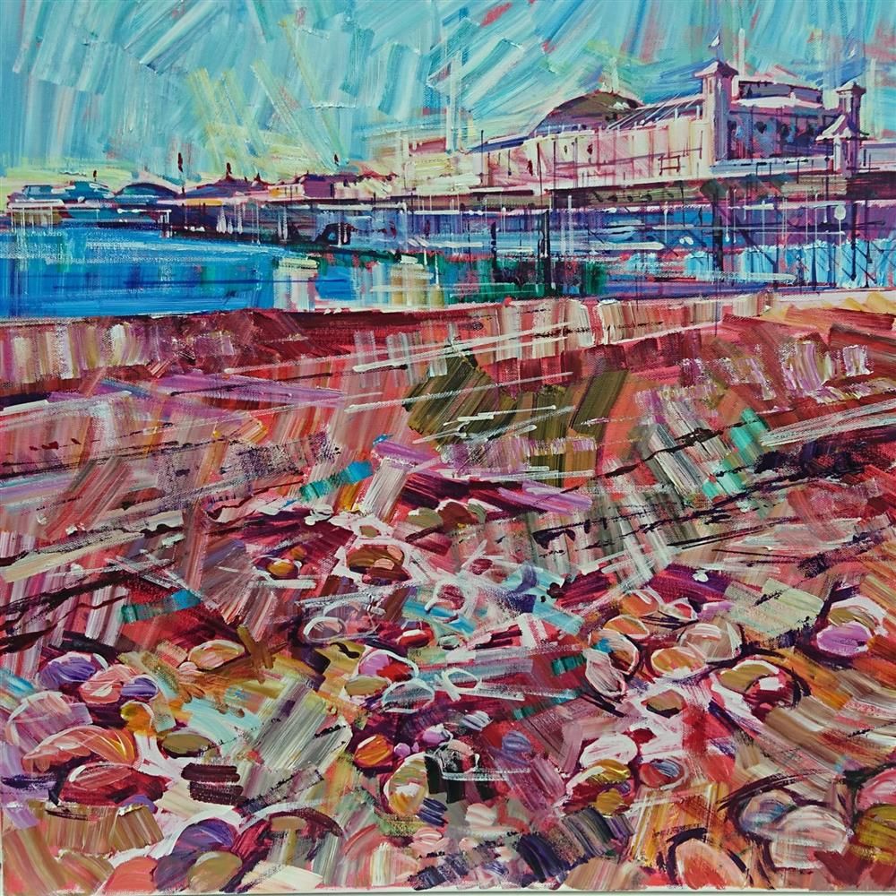 Colin Brown - 'Pebbles' - Framed Original Art