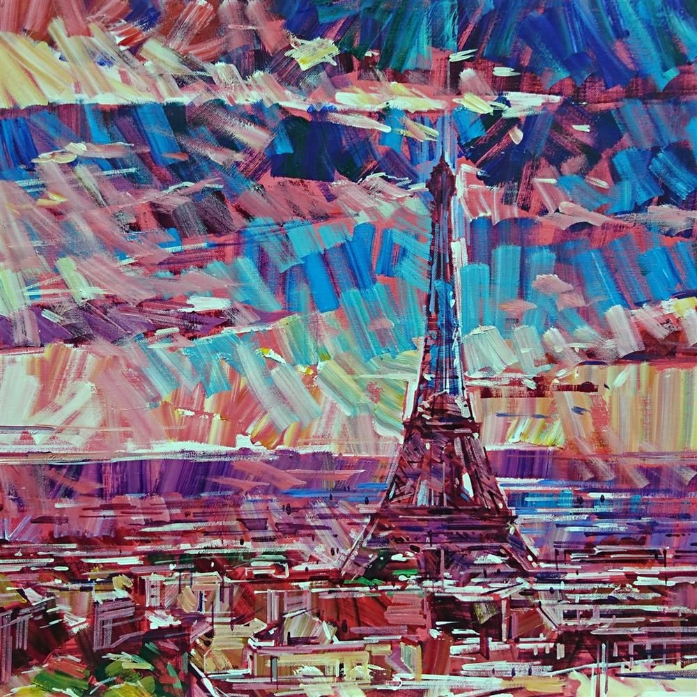 Colin Brown - 'Paris Heights' - Framed Original Art