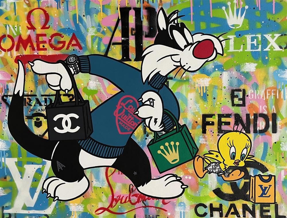 Emily Crook - 'Luxury Duo' - Framed Original Art