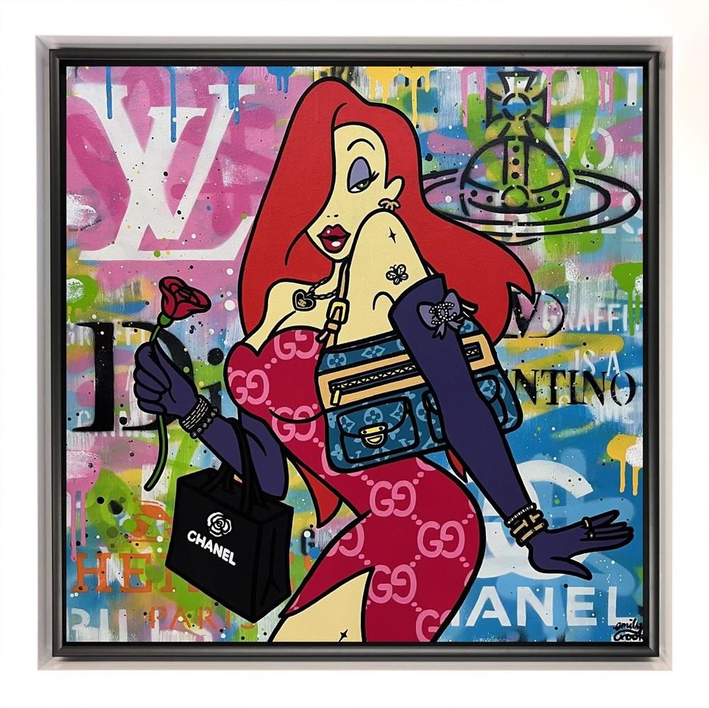 Emily Crook - 'Mrs Rabbit' - Framed Original Art