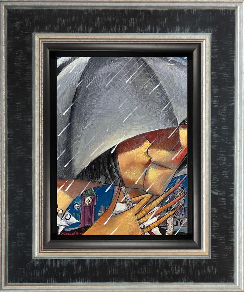 Andrei Protsouk - 'Drop Of Kiss' - Framed Original Art