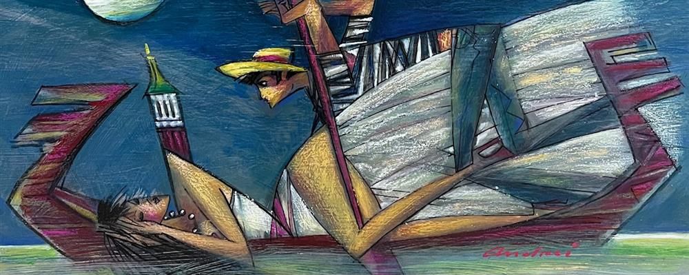 Andrei Protsouk - 'Venice Dreams' - Framed Original Art