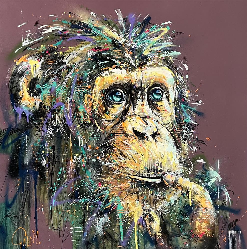 Joe Galindo - 'Lost In Thought' - Framed Original Art