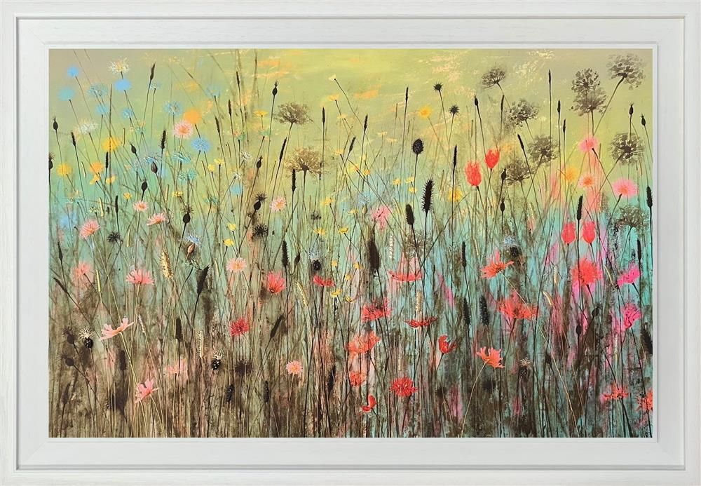 Jo Starkey- 'Amongst The Wild Flowers' - Framed Original Artwork