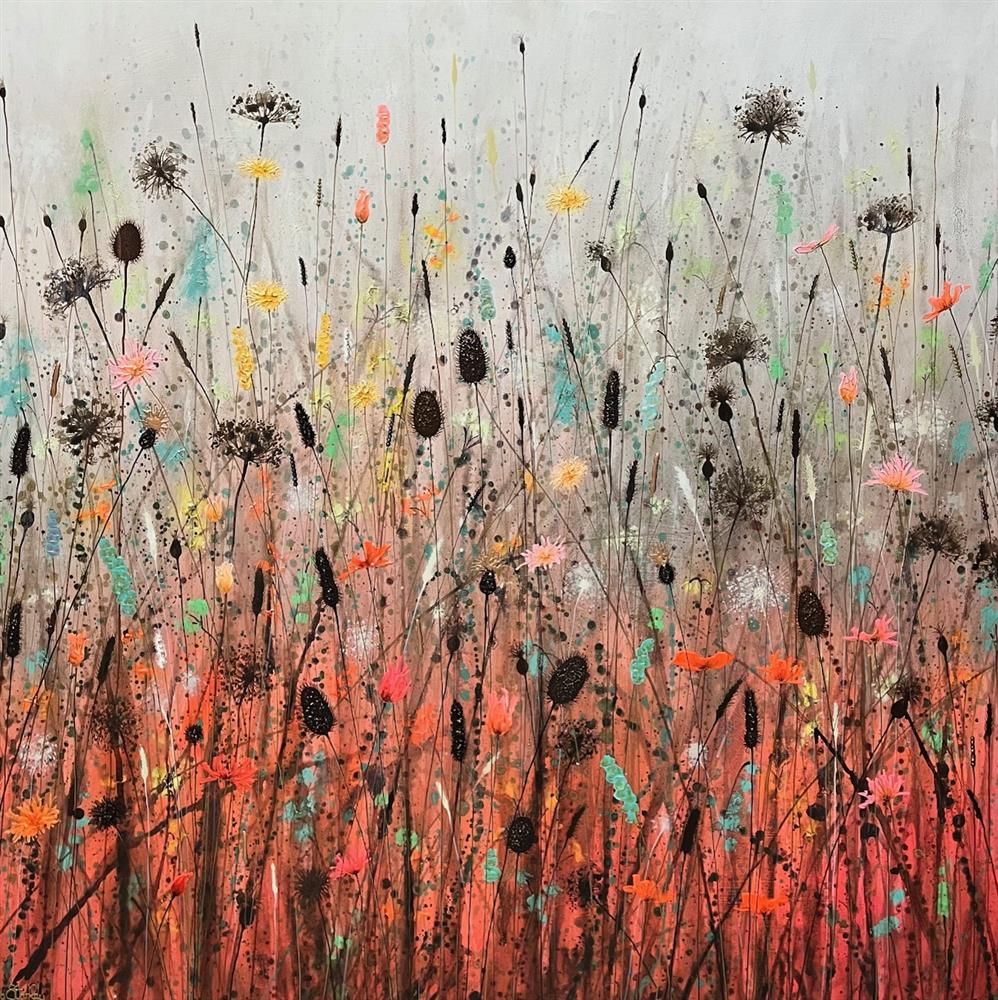 Jo Starkey- 'Where The Wild Flowers Grow' - Framed Original Artwork