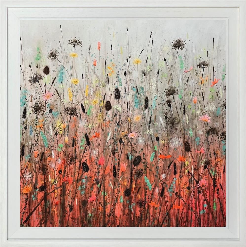 Jo Starkey- 'Where The Wild Flowers Grow' - Framed Original Artwork