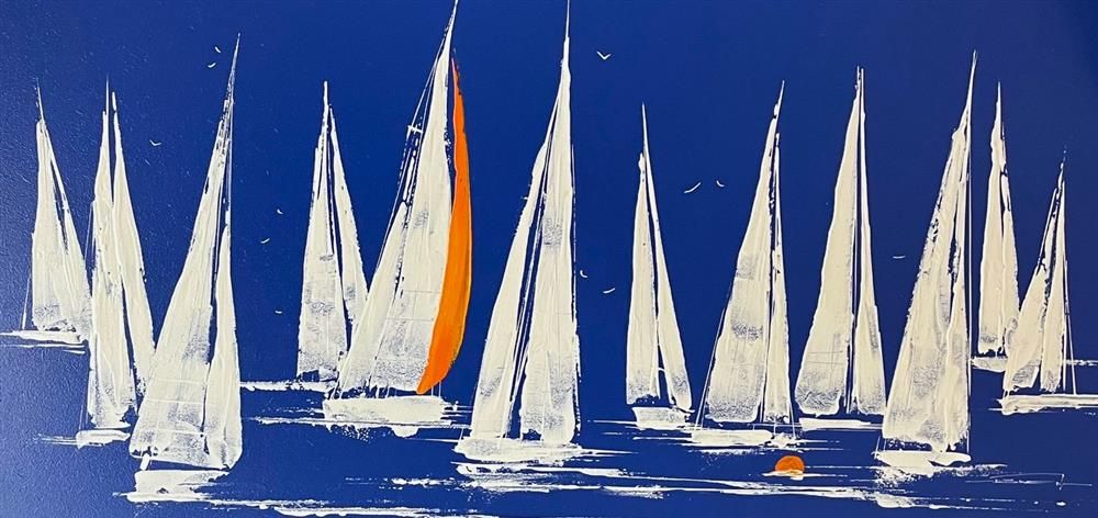 Dale Bowen - 'The Race' - Framed Original Art