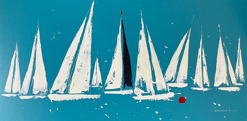 Dale Bowen - 'Out To Win' - Framed Original Art