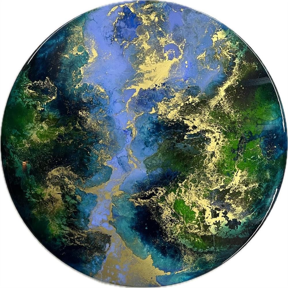 Brenda Herd - 'Ocean Moonlit' -  Original 3D Wall Sculpture