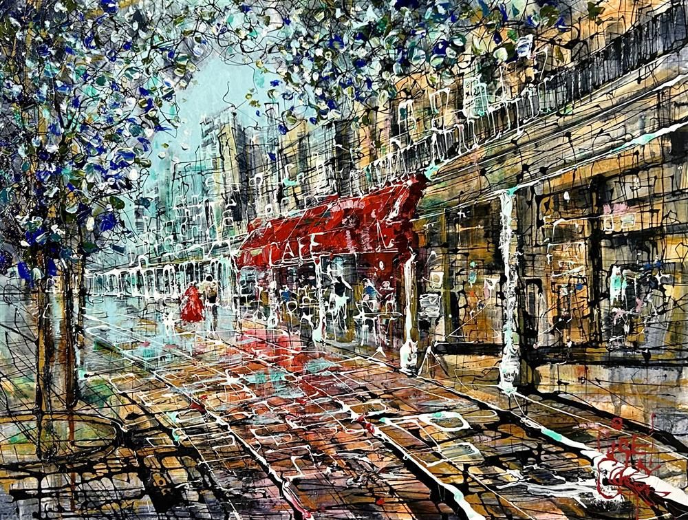 Nigel Cooke - 'Coffee Life'  - Framed Original Artwork