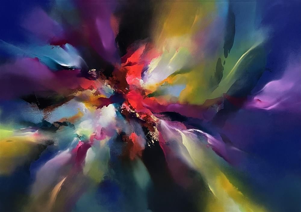 Craig Foord - 'Midnight Nebula' - Framed Original Artwork