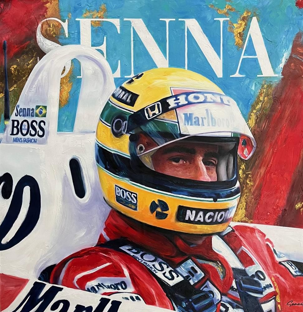 Sannib - 'Race Day' - Framed Original Art