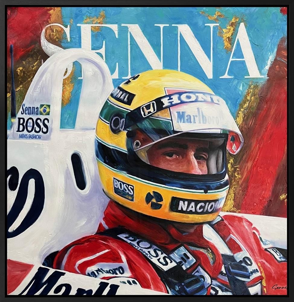 Sannib - 'Race Day' - Framed Original Art