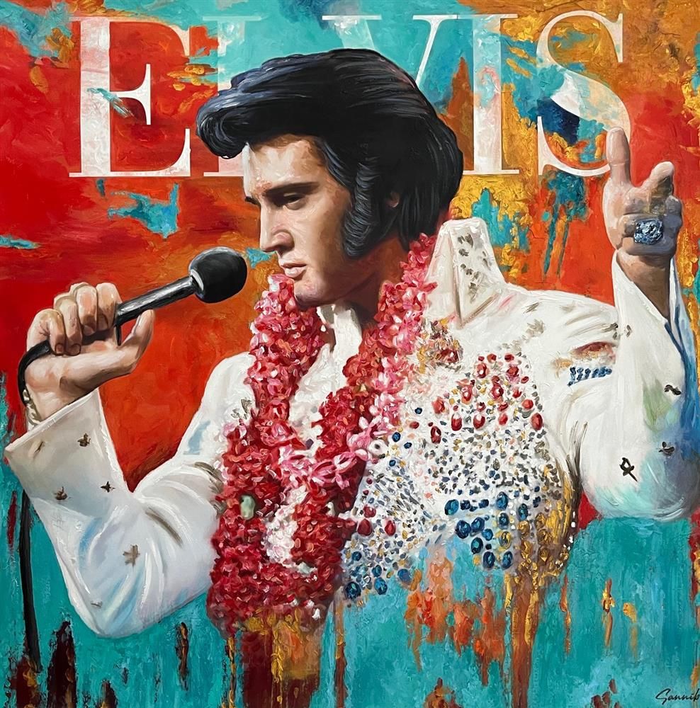 Sannib - 'If I Can Dream' - Framed Original Art