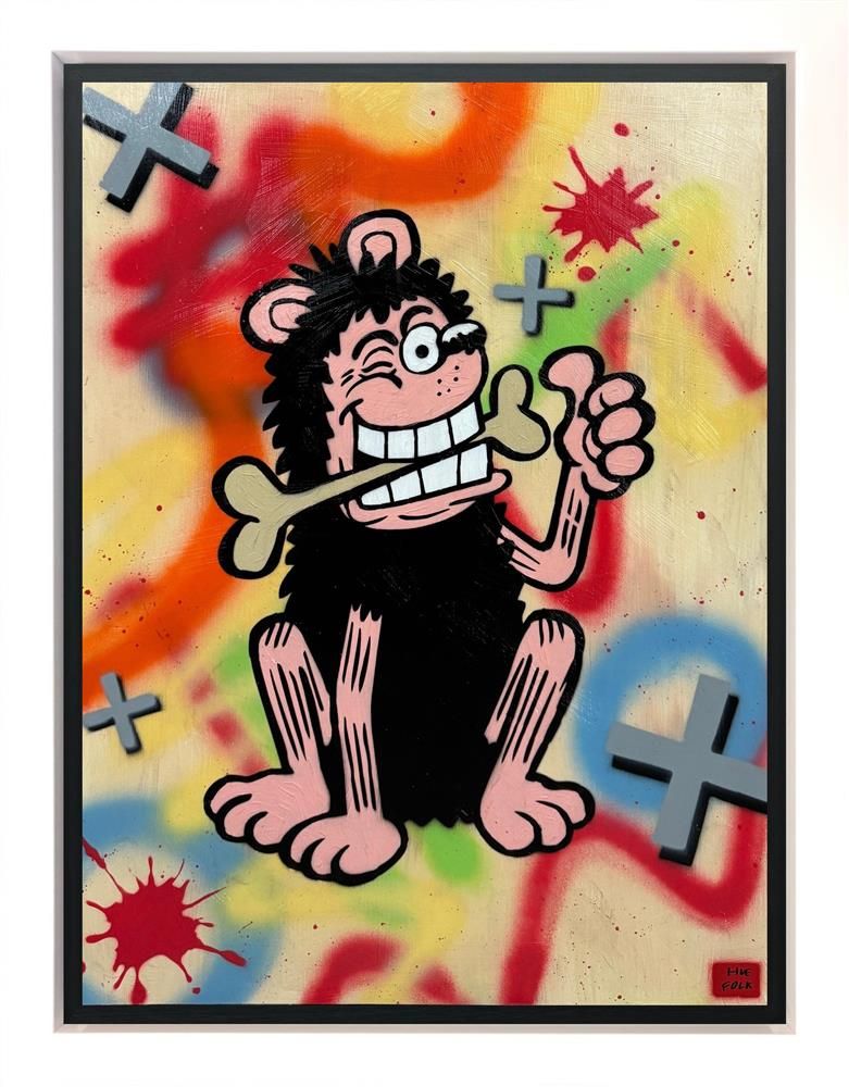 Hue Folk - 'Nasha' - Framed Original Art