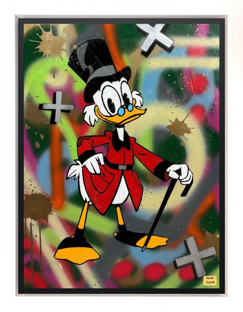 Hue Folk - 'Scrooge' - Framed Original Art
