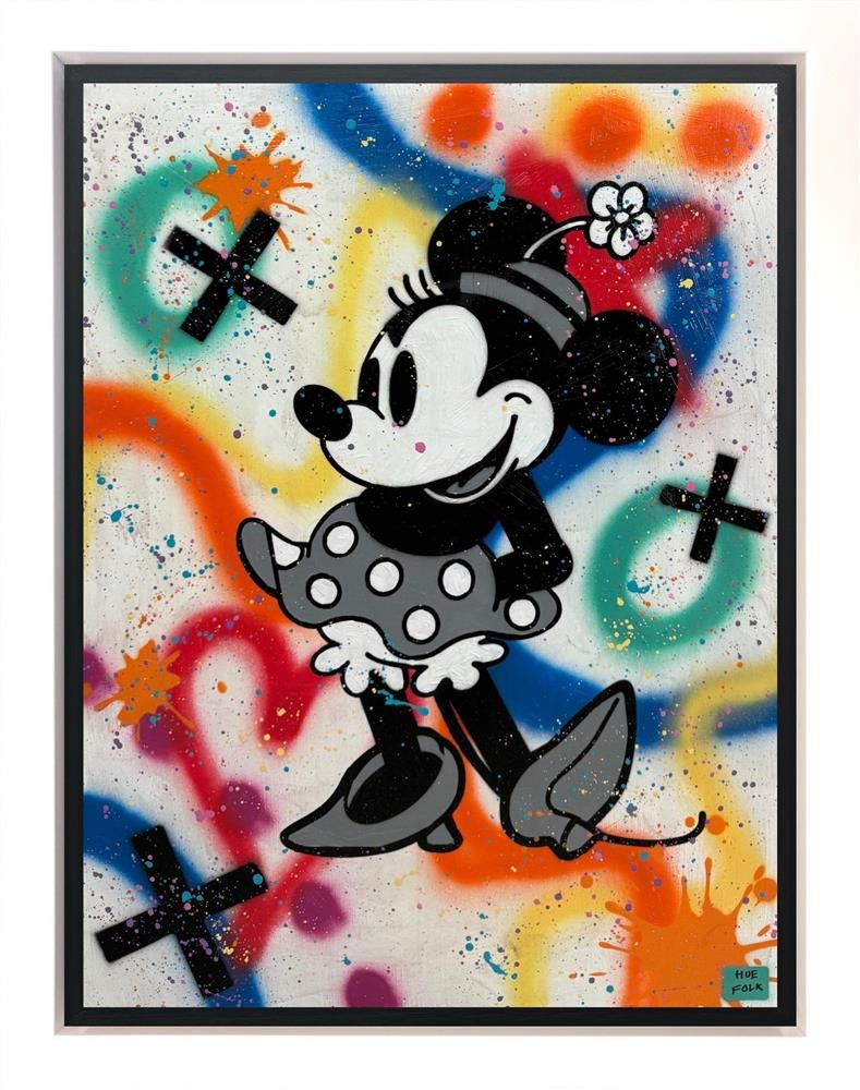 Hue Folk - 'Minnie' - Framed Original Art