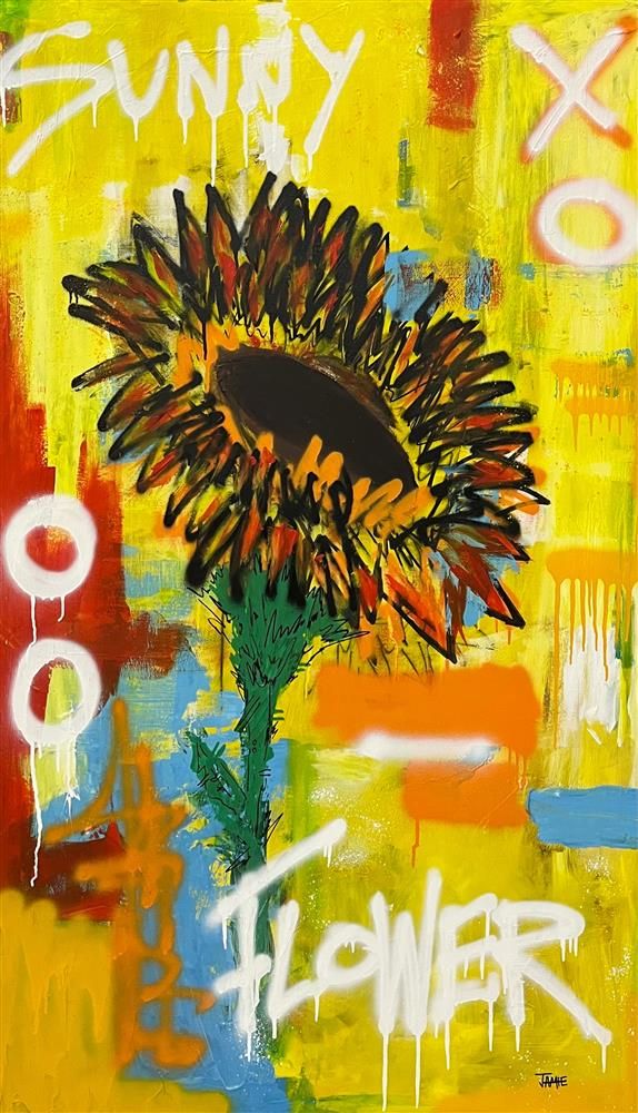 Jamie Ashcroft - 'Sunflower' - Framed Original Artwork