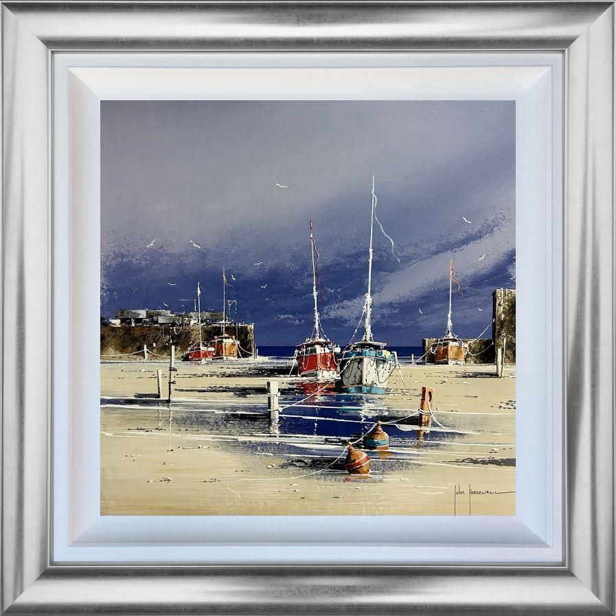 John Horsewell - 'Duo Of The Sea' - Framed Original Artwork