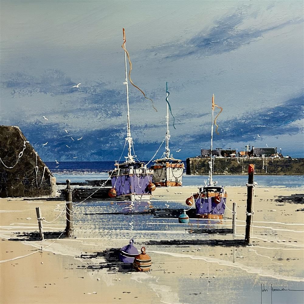 John Horsewell - 'Violet Dreams' - Framed Original Artwork