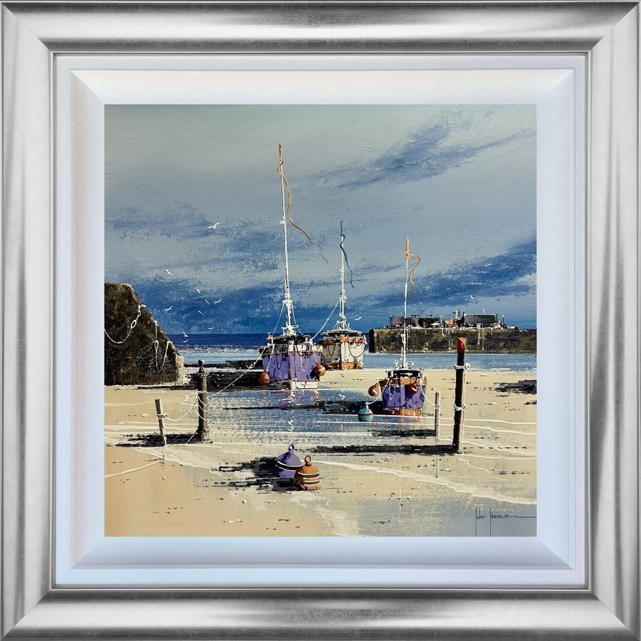 John Horsewell - 'Violet Dreams' - Framed Original Artwork