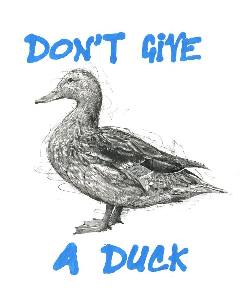 Scott Tetlow - 'Don't Give A Duck' - Framed Original Art