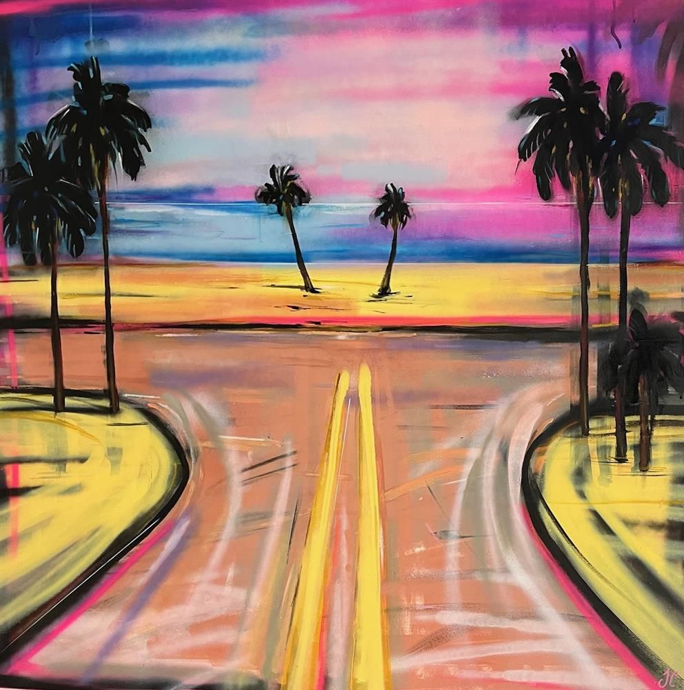 Joss Clapson - 'Ocean Drive' - Framed Original Art