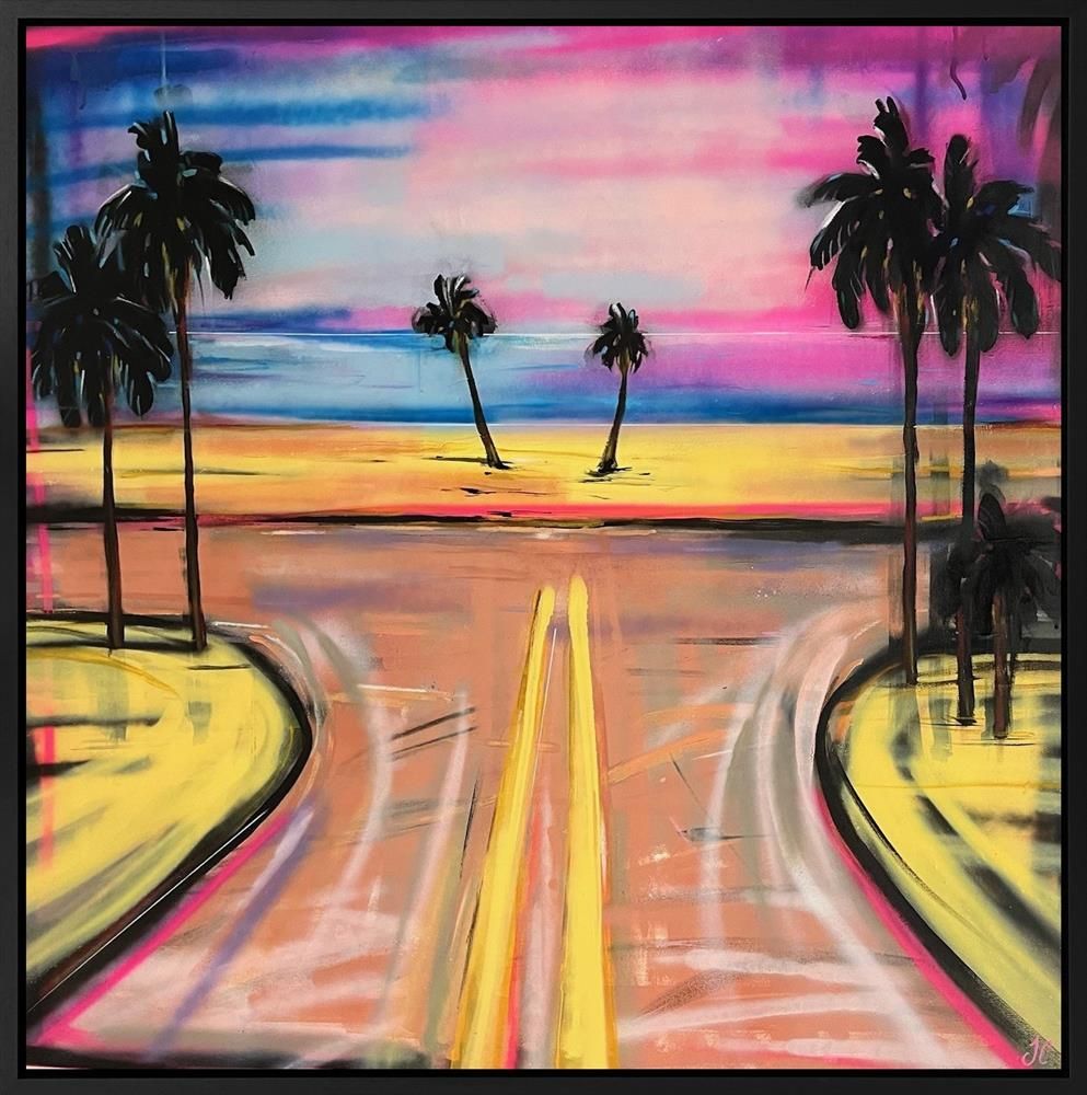 Joss Clapson - 'Ocean Drive' - Framed Original Art