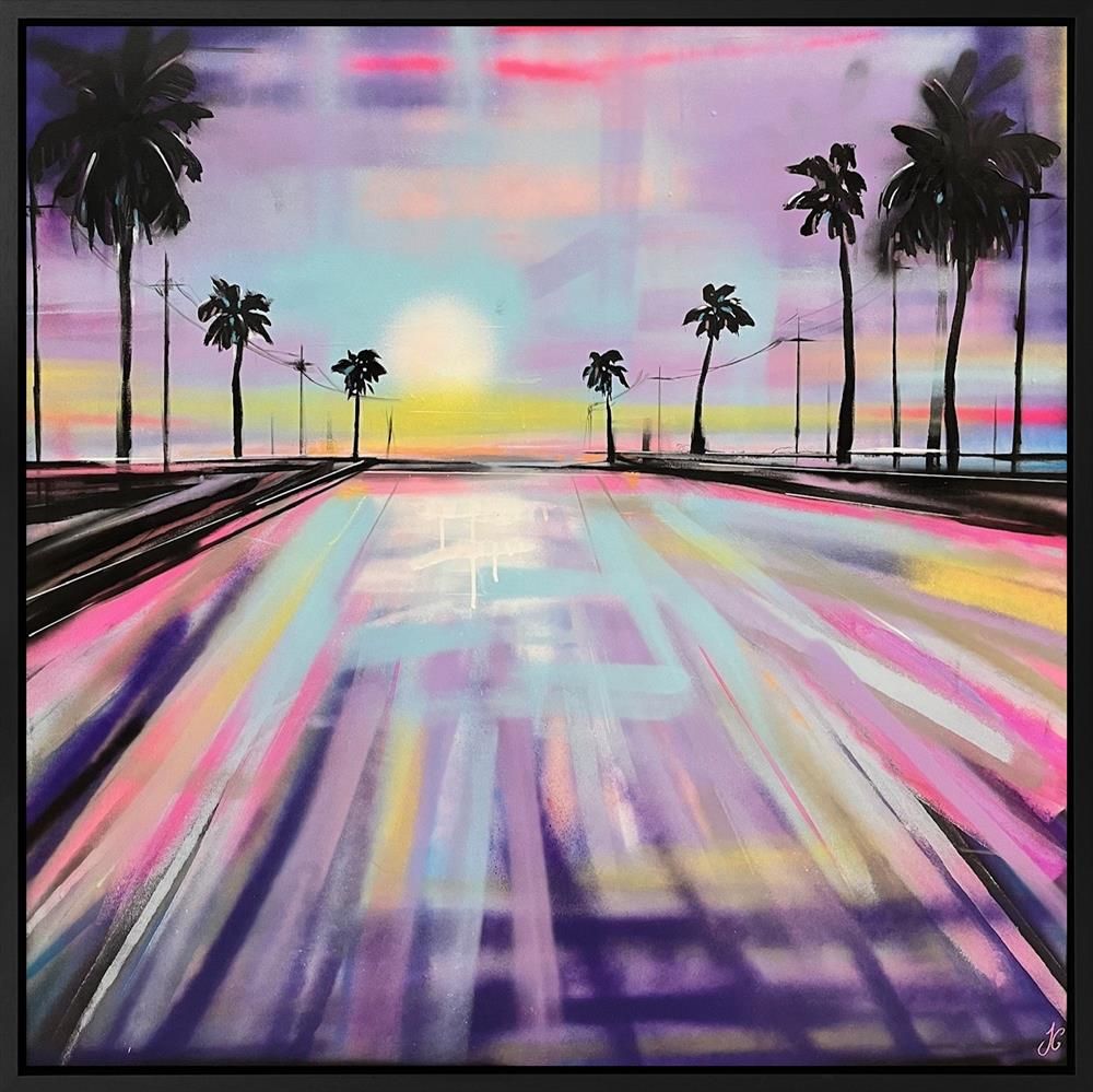 Joss Clapson - 'Sunset Boulevard' - Framed Original Art