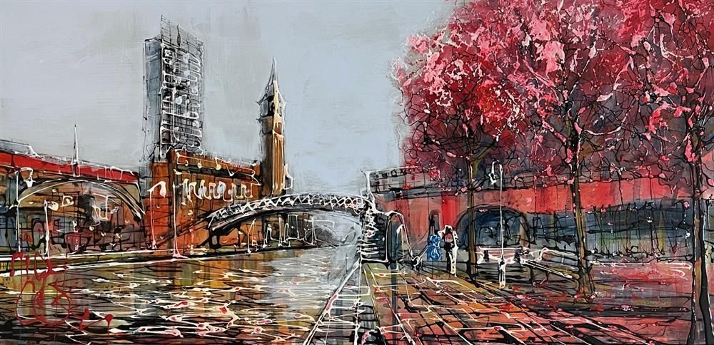 Nigel Cooke - 'Waters Reflections'  - Framed Original Artwork