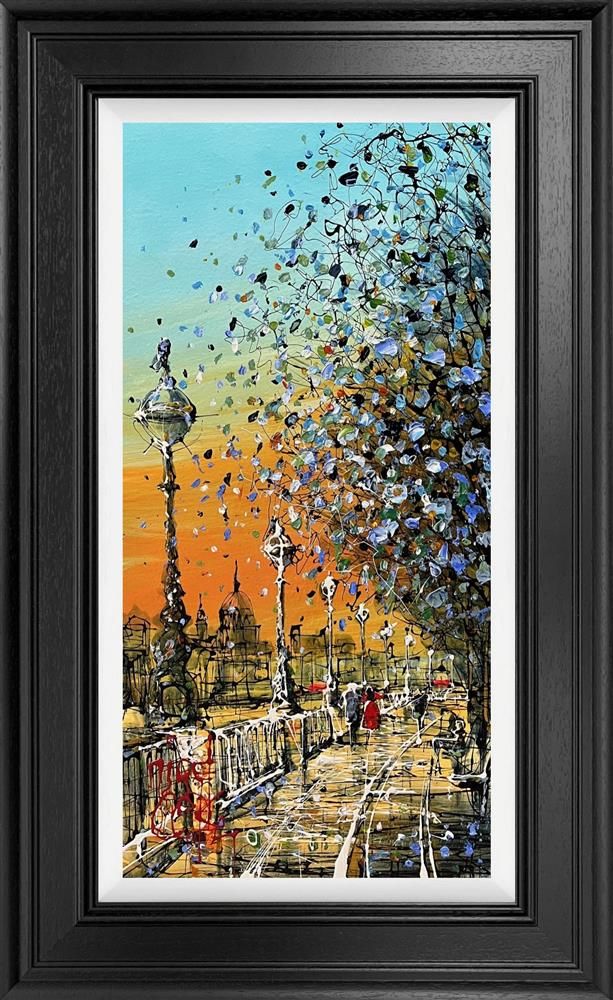 Nigel Cooke - 'The Queens Walk Glow'  - Framed Original Artwork
