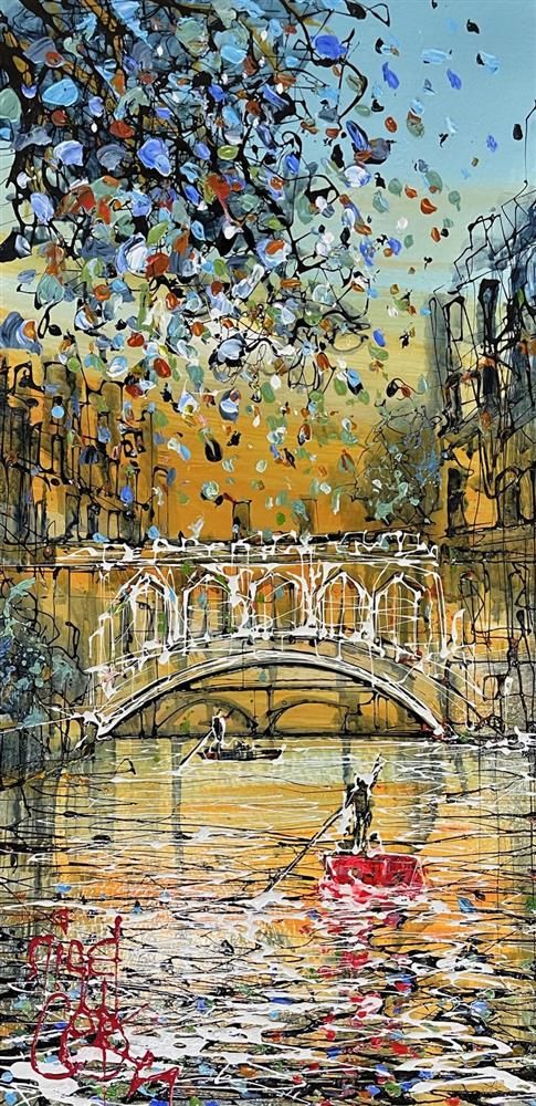 Nigel Cooke - 'Cambridge Reflections'  - Framed Original Artwork