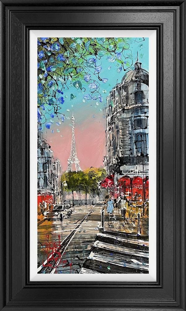 Nigel Cooke - 'A Day In Paris'  - Framed Original Artwork