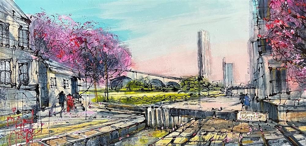 Nigel Cooke - 'Our Favourite Walk'  - Framed Original Artwork