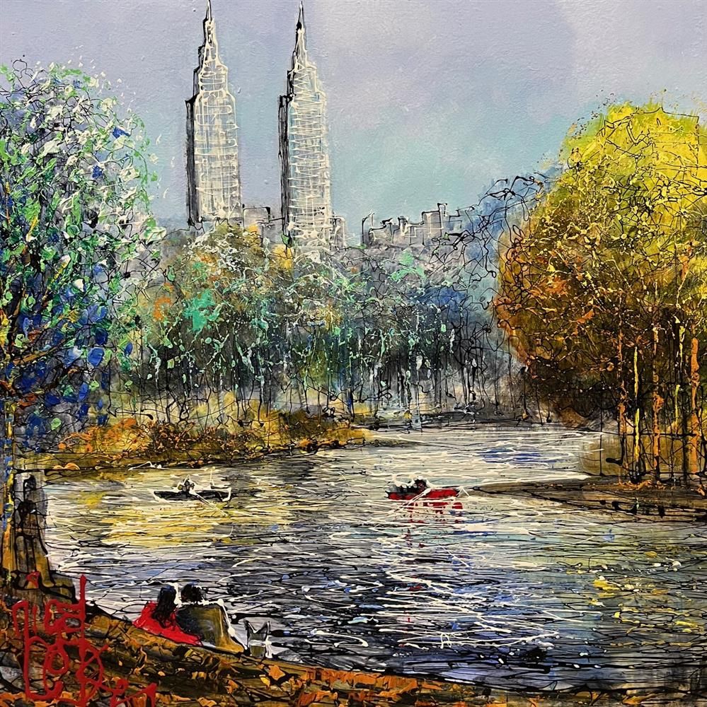 Nigel Cooke - 'Park Views'  - Framed Original Artwork