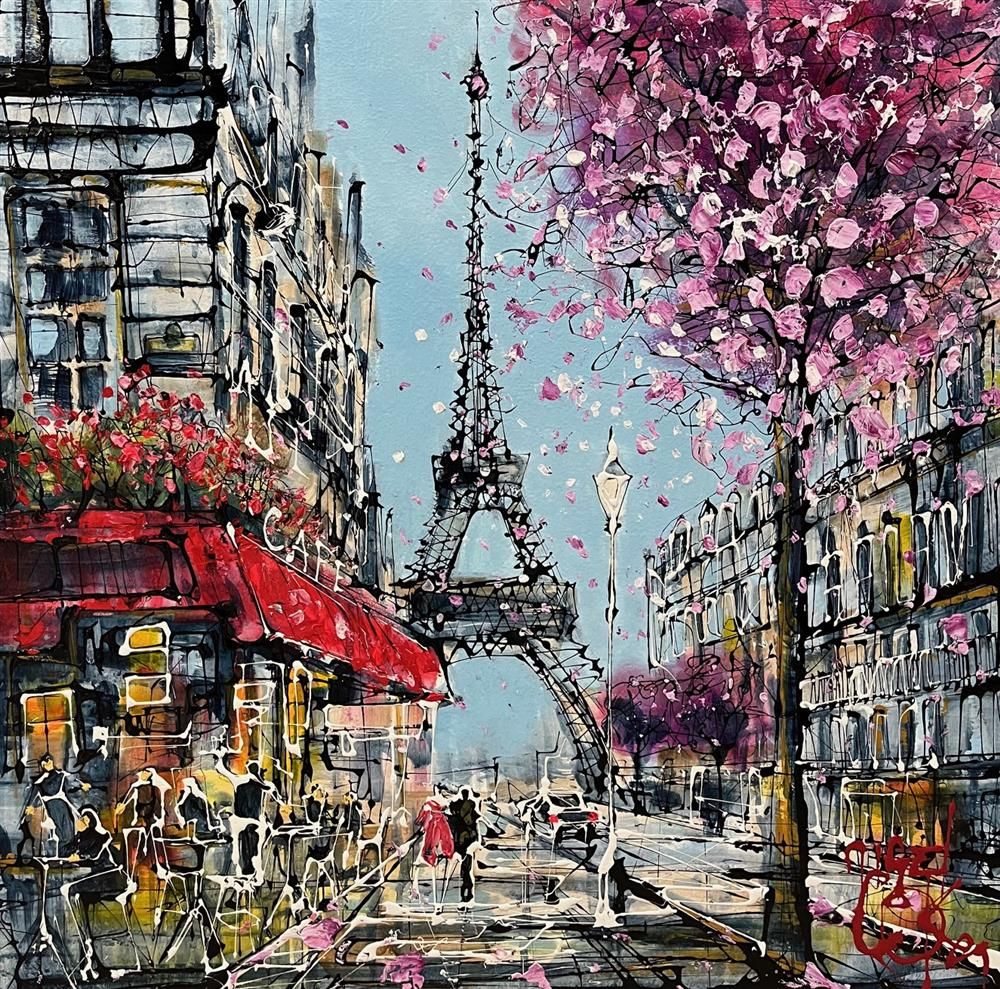 Nigel Cooke - 'Blossom In Paris'  - Framed Original Artwork