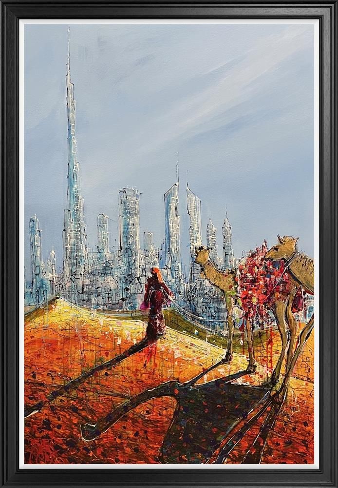 Nigel Cooke - 'Into The City We Go'  - Framed Original Artwork