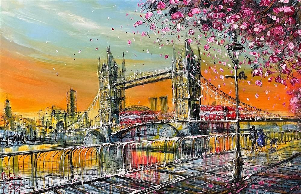 Nigel Cooke - 'City Serenity'  - Framed Original Artwork