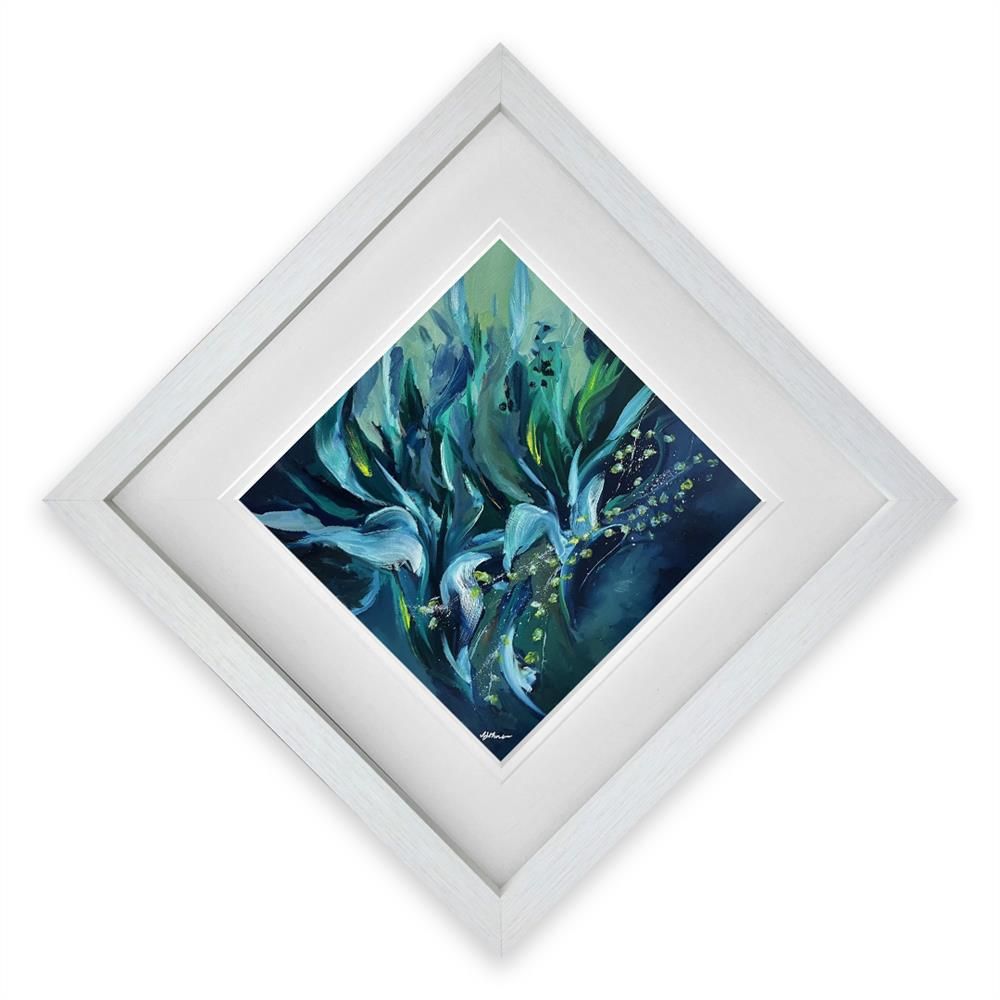 Alison Johnson - 'As Night Falls - Diamond Series' - Framed Original Artwork