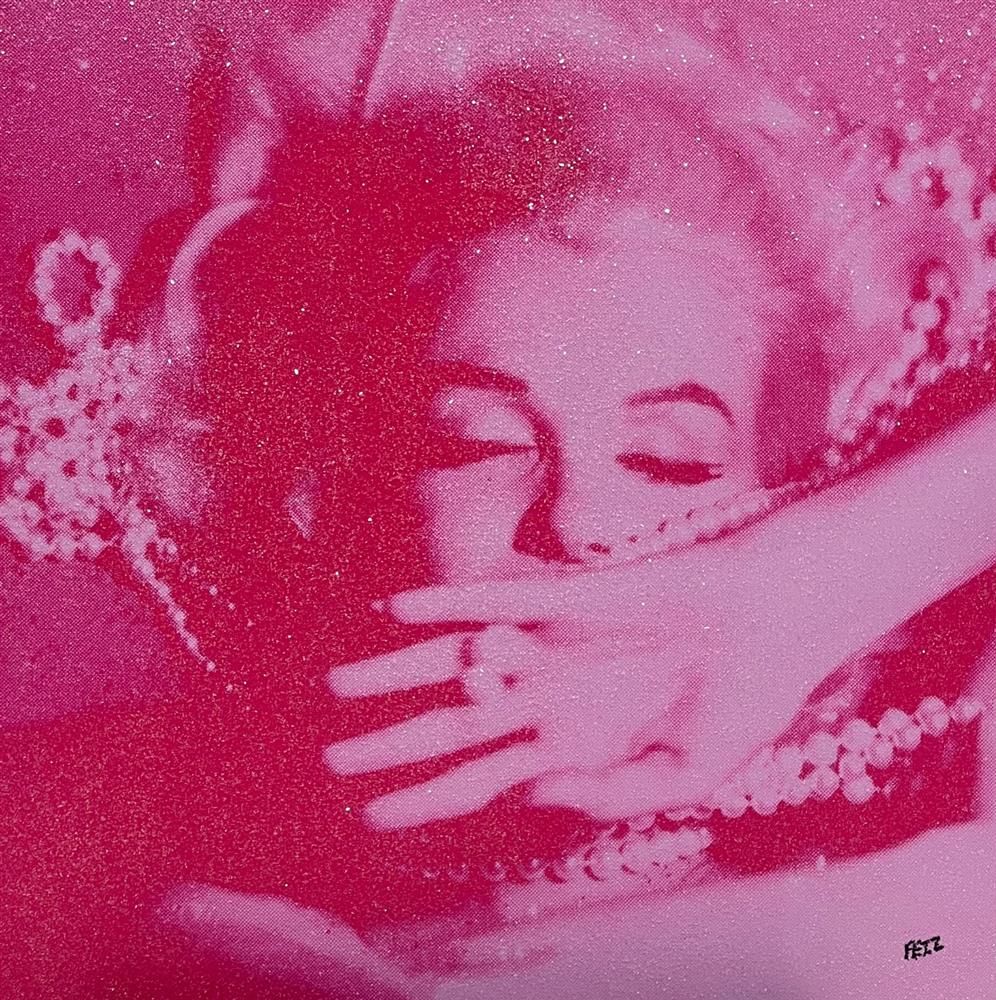 Fezz - 'Monroe - Pearls IV' - Framed Original Artwork