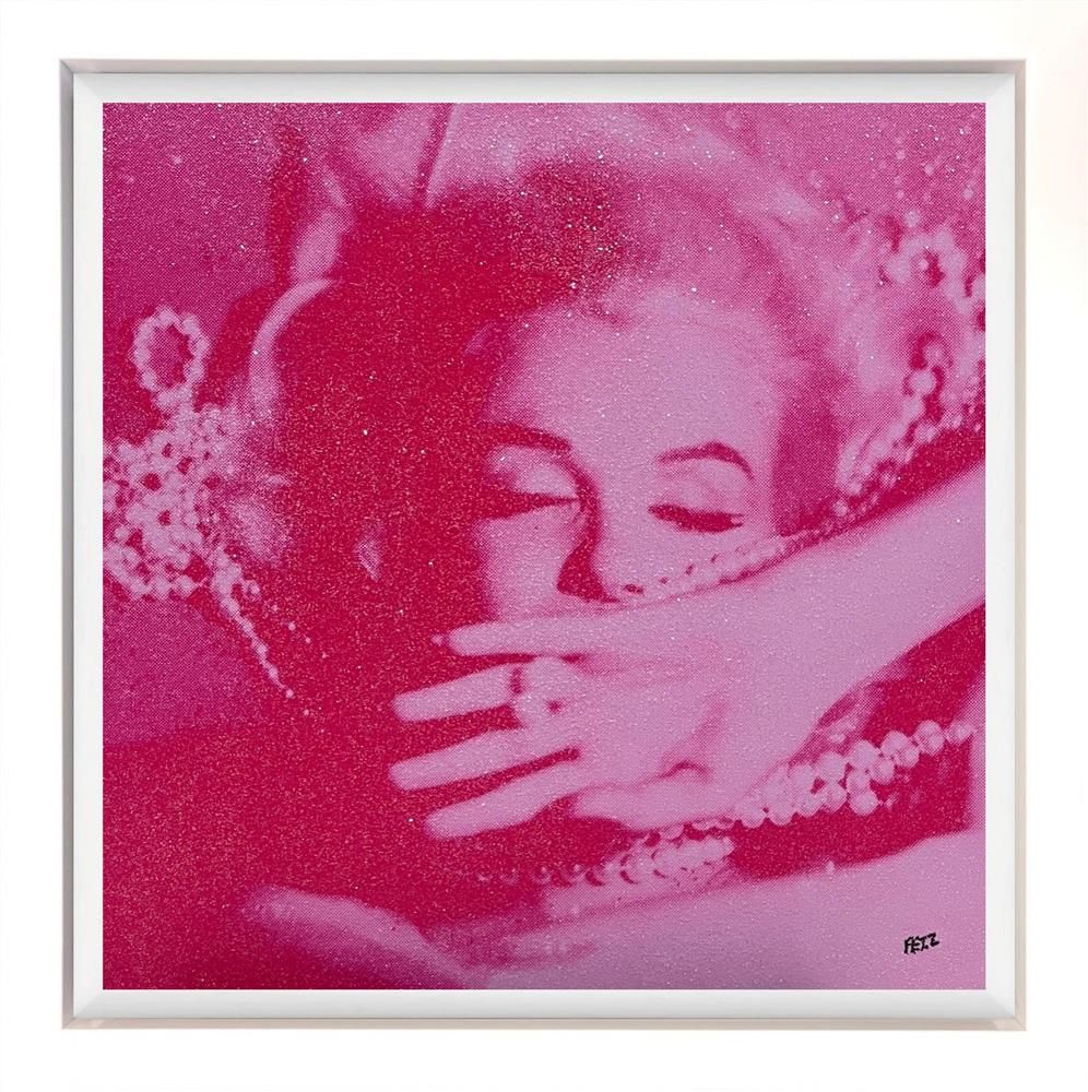 Fezz - 'Monroe - Pearls IV' - Framed Original Artwork
