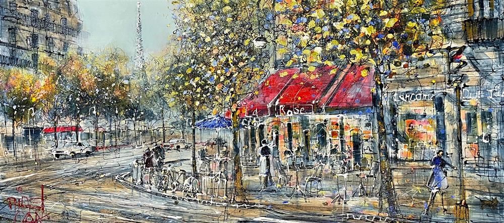 Nigel Cooke - 'Paris Streets'  - Framed Original Artwork