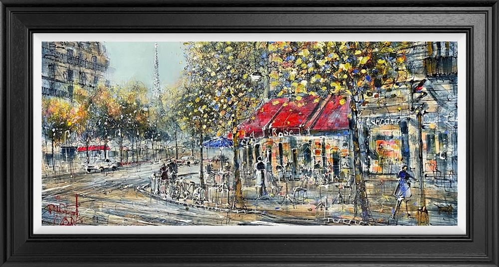 Nigel Cooke - 'Paris Streets'  - Framed Original Artwork