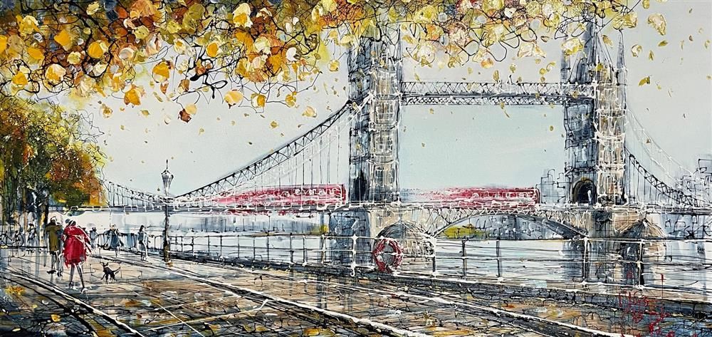 Nigel Cooke - 'Autumn Walks'  - Framed Original Artwork