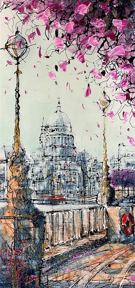 Nigel Cooke - 'Cherry Walks'  - Framed Original Artwork