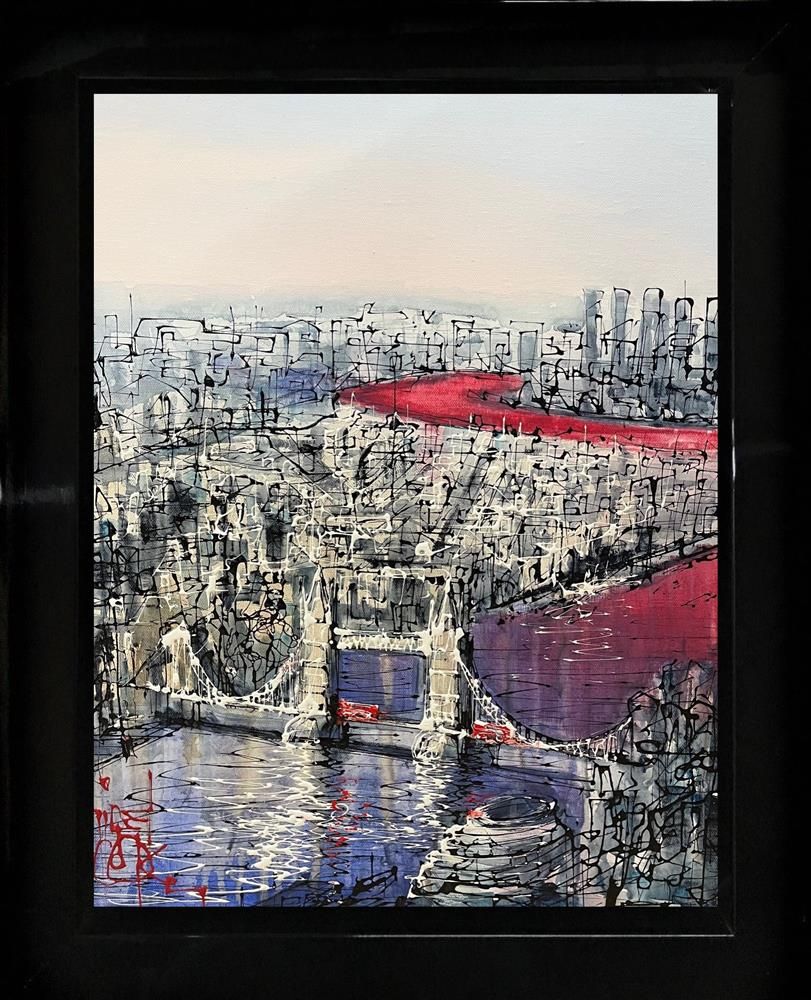 Nigel Cooke - 'Tower Glow'  - Framed Original Artwork