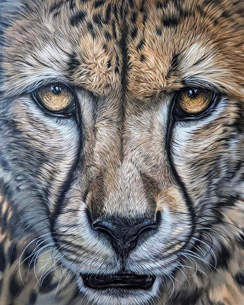 Owain George - 'Predatory Intent' - Framed Original Art